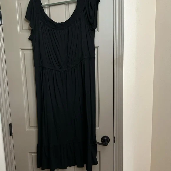Old Navy Black Midi Dress XXL - Picture 1 of 3